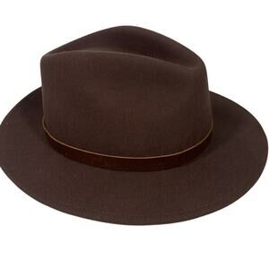 BRIXTON nwt‎ felt MESSER TRADITIONAL FEDORA hat XL